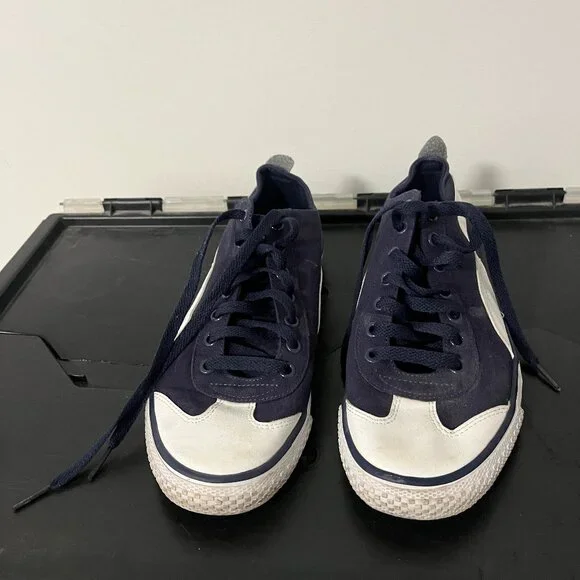 PUMA Men's 917 Fun Casual Sneakers Navy Blue/White US Size 7.5 EUC - Picture 1 of 7